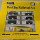 MicroTrains Santa Fe Desktop Railroad Z Gauge Diesel Freight Train Set