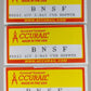 Accurail 8045 HO Scale Burlington Northern Santa Fe ACE 3-Bay Covered Hoppers(3)