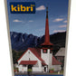 Kibri 36815 Z Scale Church With Red Roof