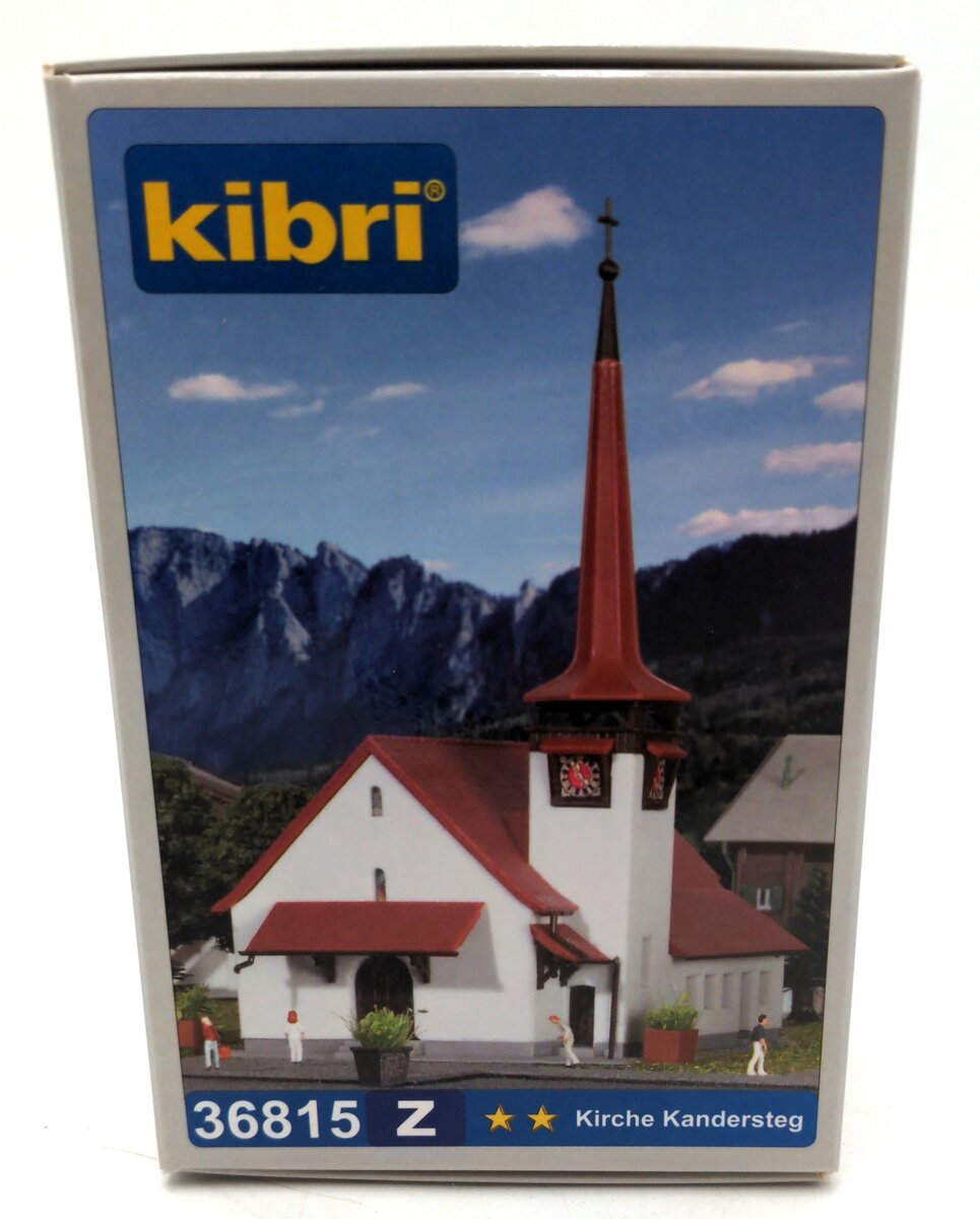 Kibri 36815 Z Scale Church With Red Roof