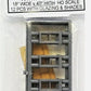 Tichy 8242 HO 18" x 40" 1/1 Double Hung Window with Fancy Top Trim (Pack of 12)