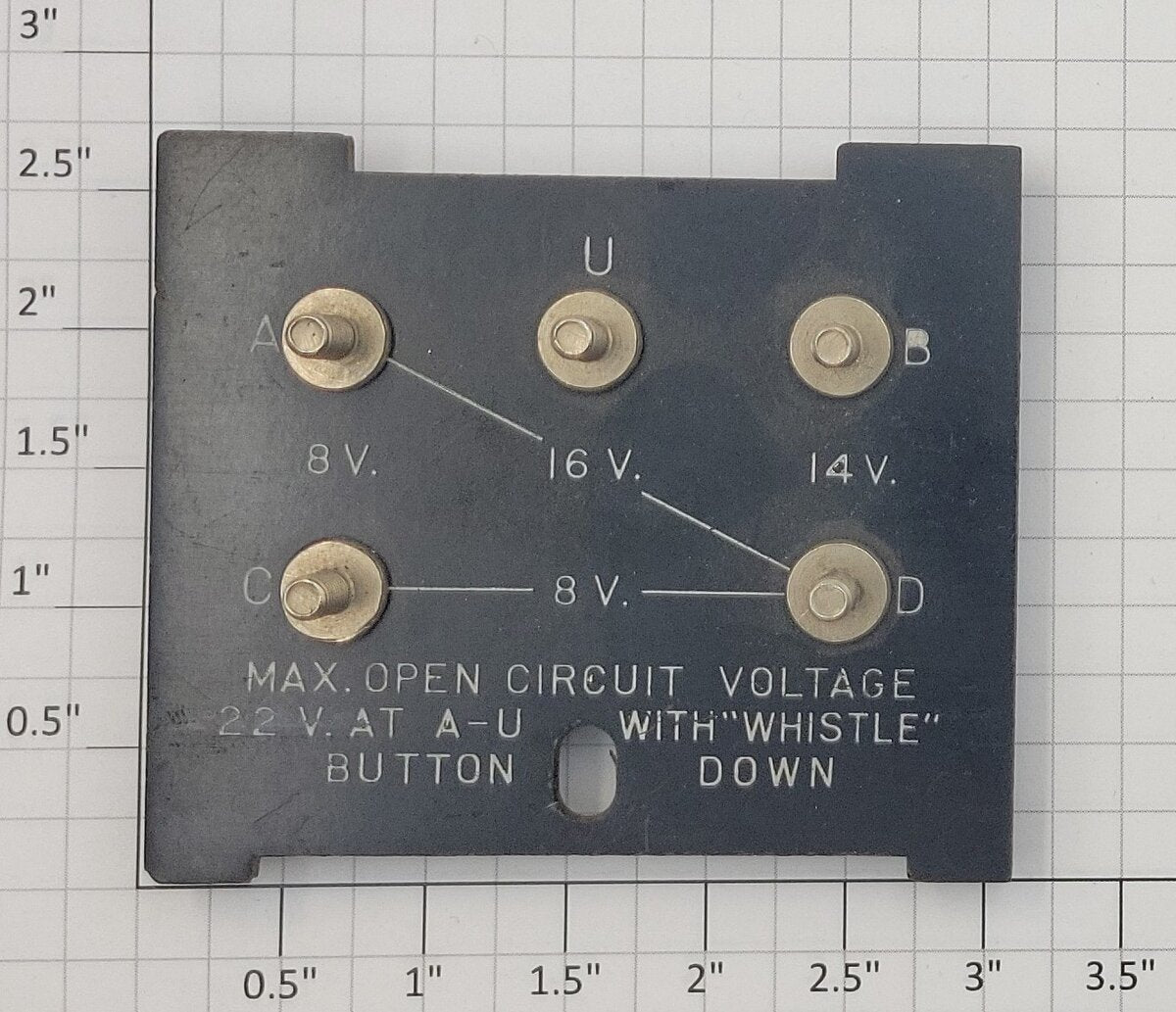 Lionel R-50 Backplate for R Transformer
