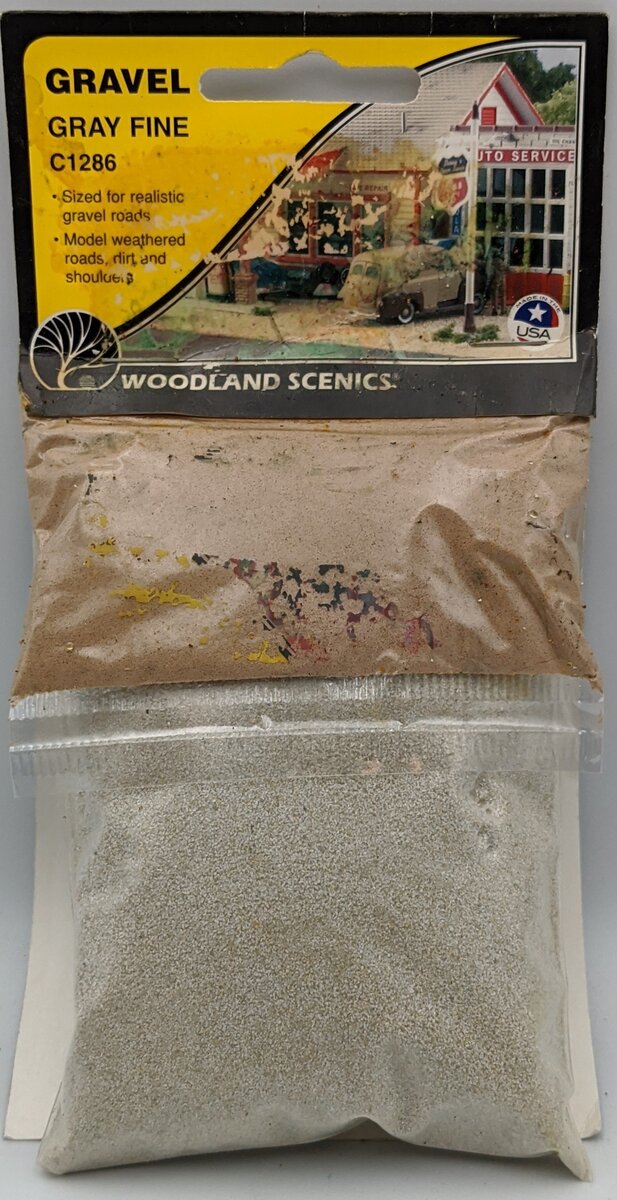 Woodland Scenics C1286 Gray Fine Gravel