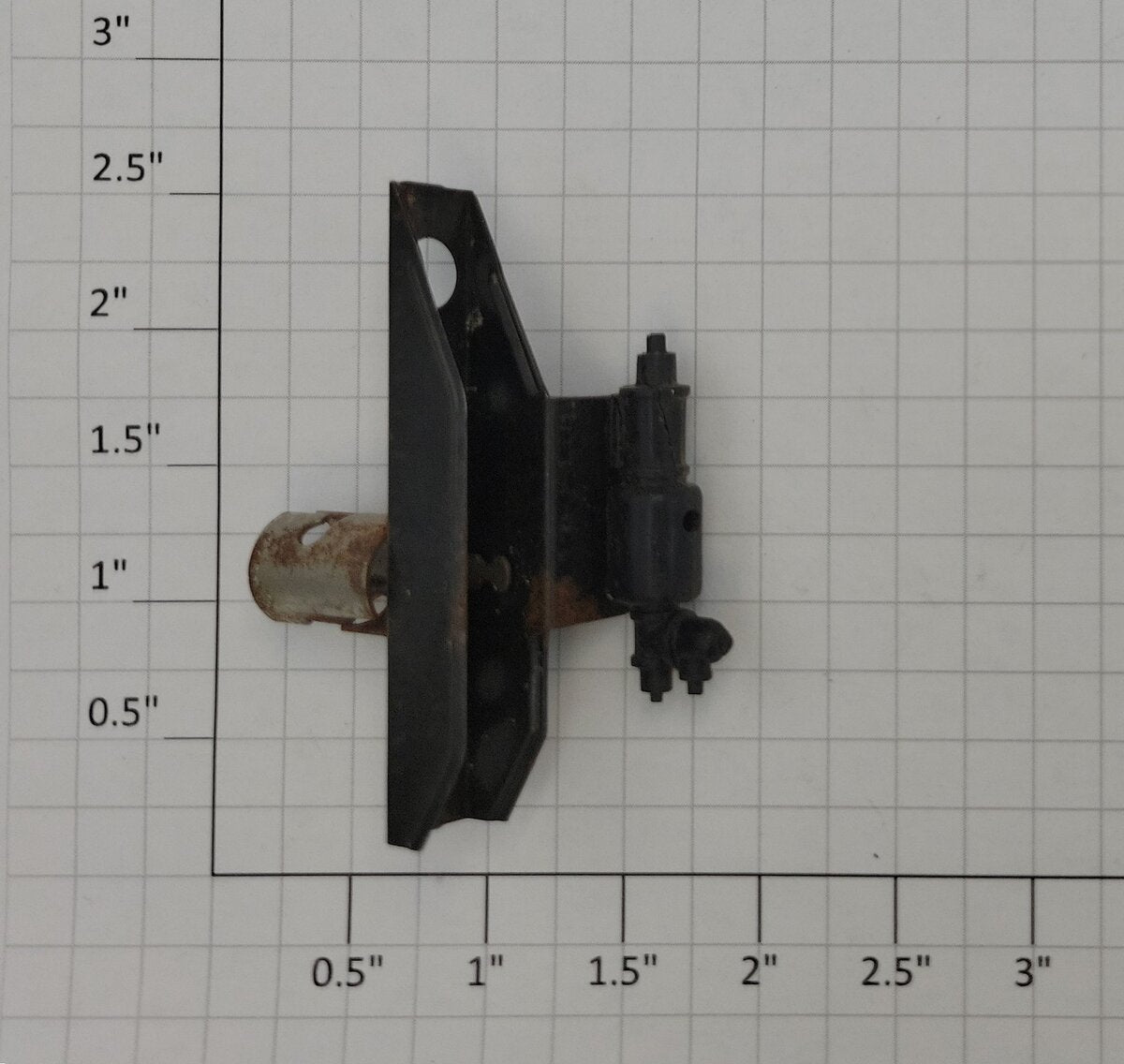 Lionel 2457-11 O Gauge Caboose Center Sill Underframe w/ Light Socket & Air Tank