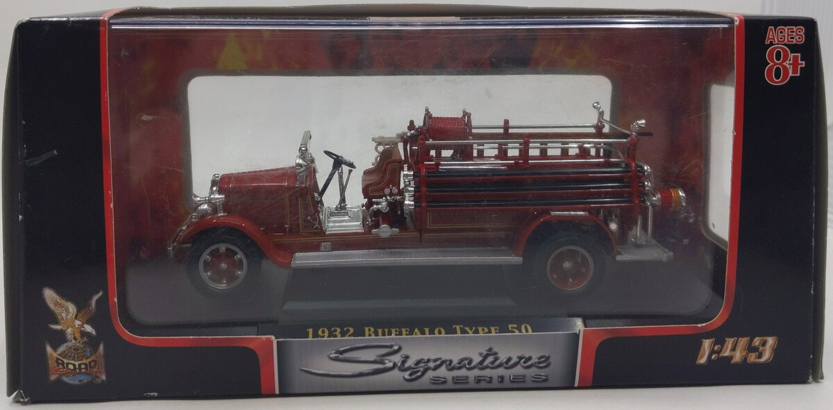 Yat Ming 43005R 1:43 Red 1932 Buffalo Type 50 Fire Engine