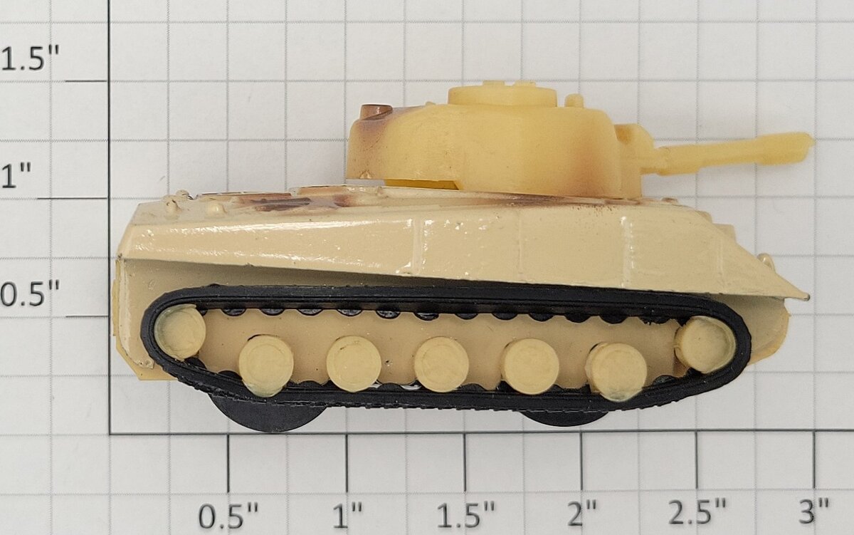 American Flyer 48508-20 S Scale Camouflaged French Army Tank