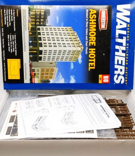 Walthers 933-3764 HO Scale Ashmore Hotel Cornerstone Building Kit