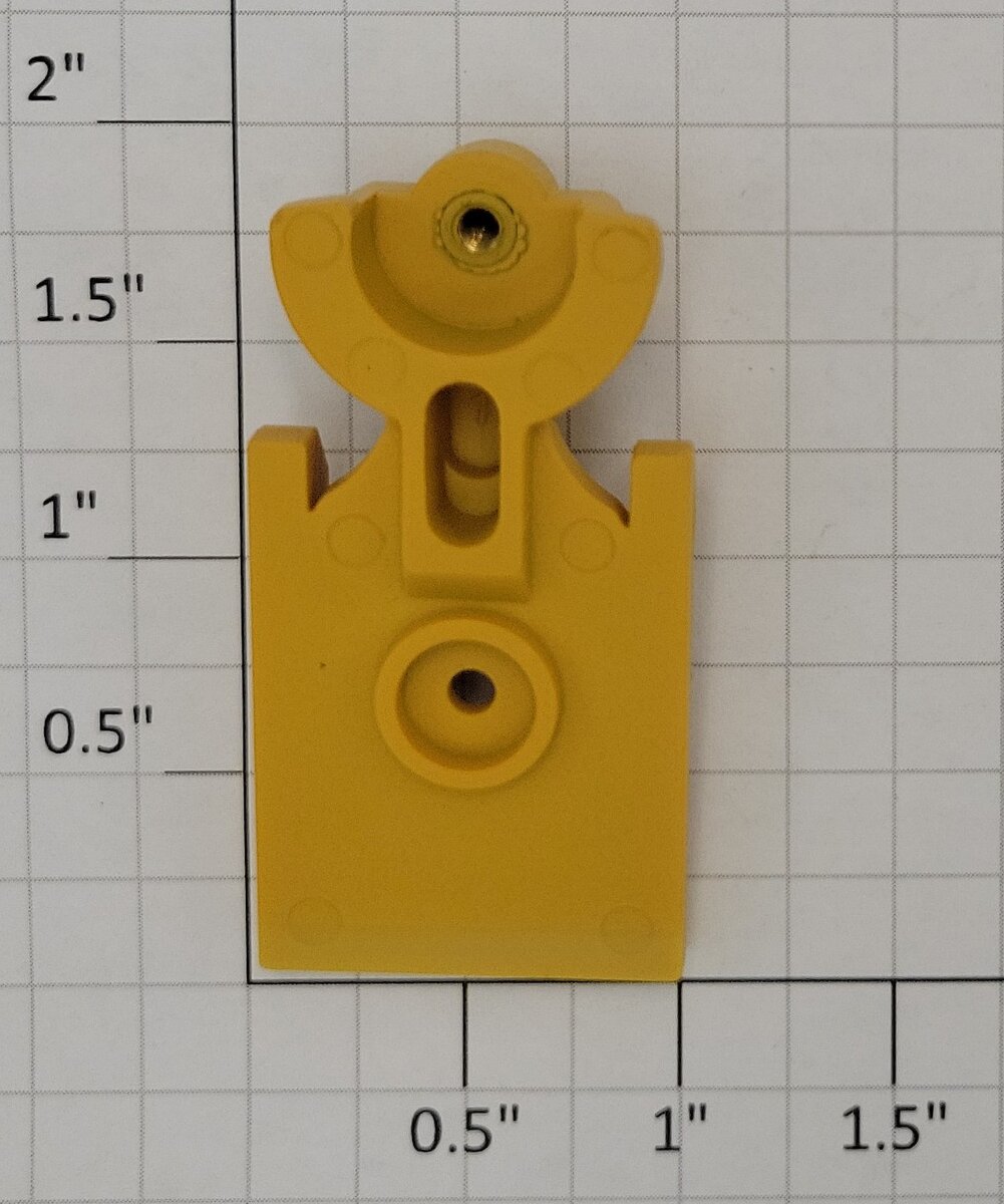 Lionel 16322-30 Yellow TTUX Female Articulated Coupler