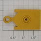 Lionel 16322-40 Yellow TTUX Square Male Articulated Coupler