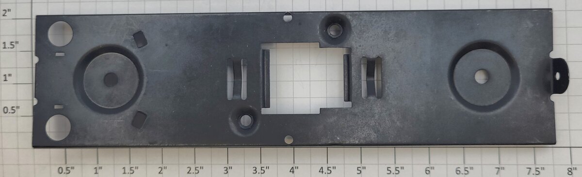 Lionel 2046W-50 Black Metal Hudson Whistle Tender Frame without Relay Bracket