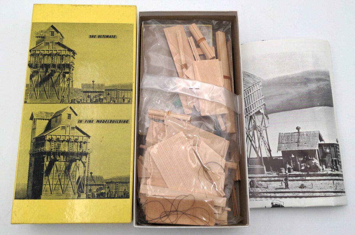 Fine Scale Miniatures 145 HO Scale Coal-Tower Laser-Cut Building Kit