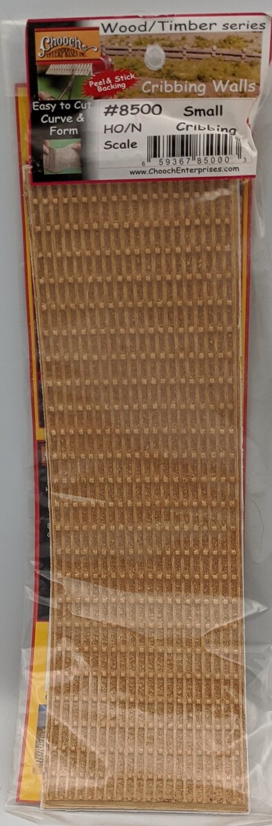 Chooch Enterprises 8500 HO/N Flexible Wood/Timber Series Small Cribbing Sheet
