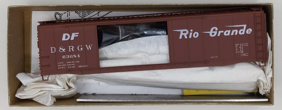 Accurail 5205.1 HO Scale Denver and Rio Grande Western Double Door Boxcar