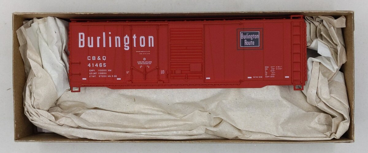 Accurail 3816 HO Scale Chicago, Burlington and, Quincy 40' Combo Door Boxcar