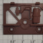 Lionel 12038-125 Red Oxide 3-Bay Hopper Rear Truck Brake Cylinder Bracket
