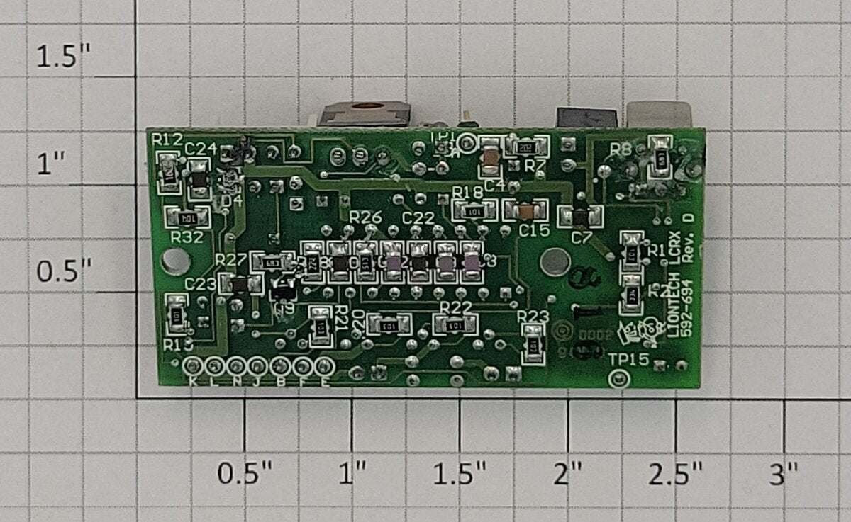 Lionel 8124-110 LCRX PCB Circuit Board Assembly