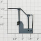 Lionel 18219-107 C & NW Dash-8-40C Diesel Locomotive Left Front Handrail