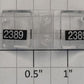 Lionel 18572-17 B&M GP9 Headlight Number Board & Marker Lens #2389