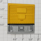 Lionel 29290-14 Yellow / Black / Silver Rio Grande Multi-Panel Boxcar Door