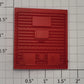 Lionel 29291-14 Red Multi-Panel Boxcar Door