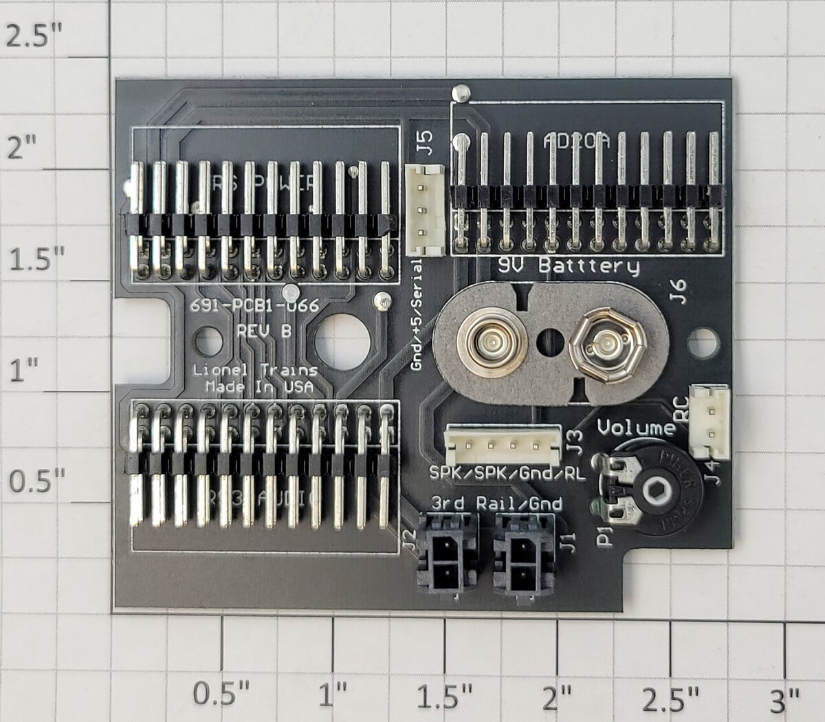 Lionel 691PCB1066 Hudson Railsounds Motherboard PCB Circuit Board