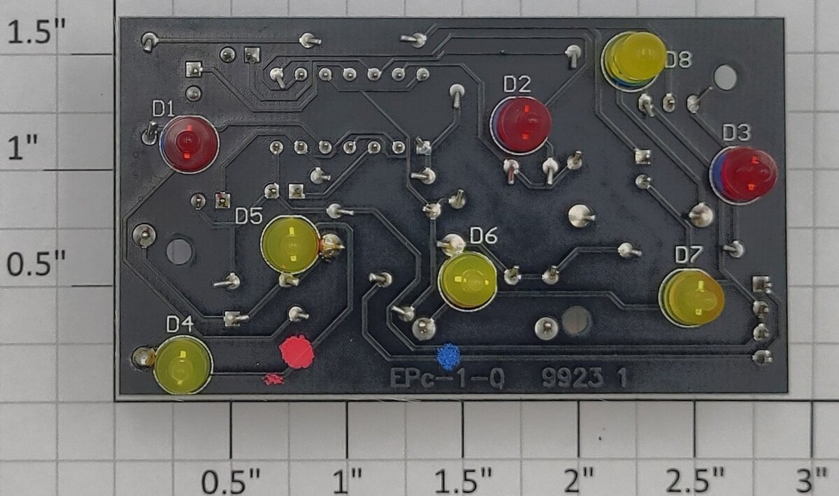 Lionel 691PCB108E New York Boxcar Blinking Lights PCB Circuit Board