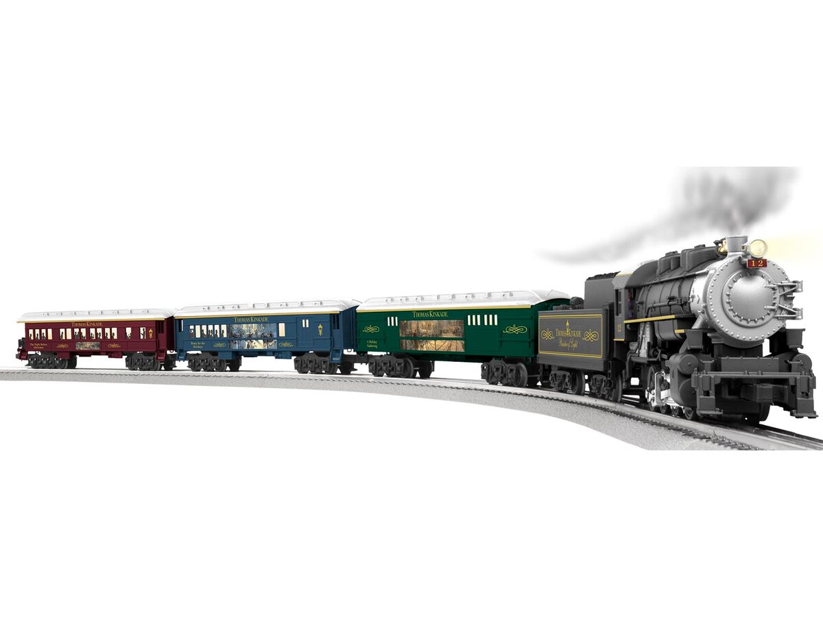 Lionel 6-81395 O Gauge Thomas Kinkade Christmas LionChief Steam Train Set