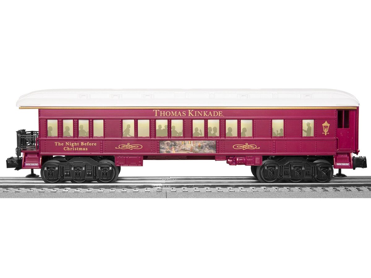 Lionel 6-81395 O Gauge Thomas Kinkade Christmas LionChief Steam Train Set