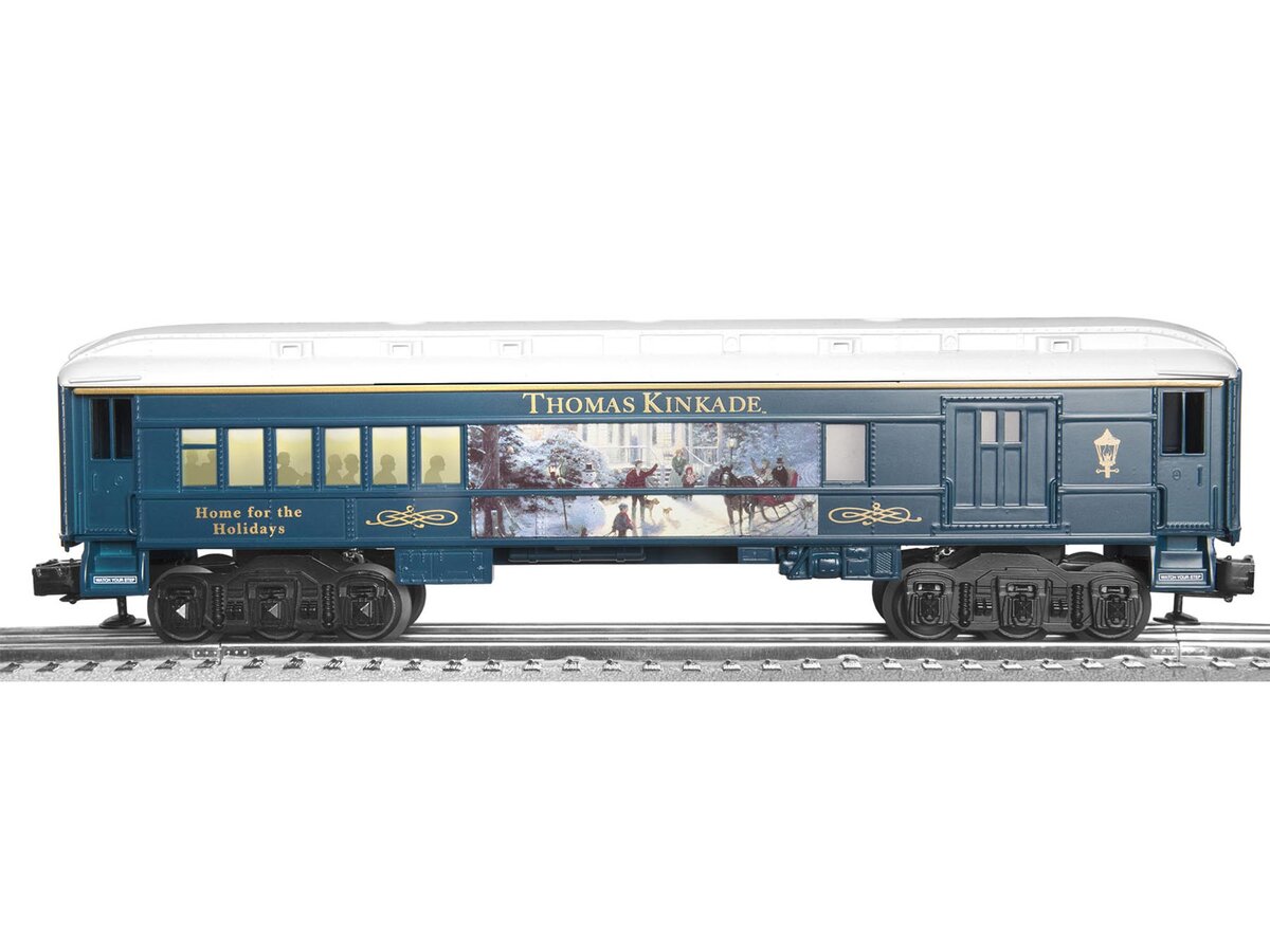 Lionel 6-81395 O Gauge Thomas Kinkade Christmas LionChief Steam Train Set
