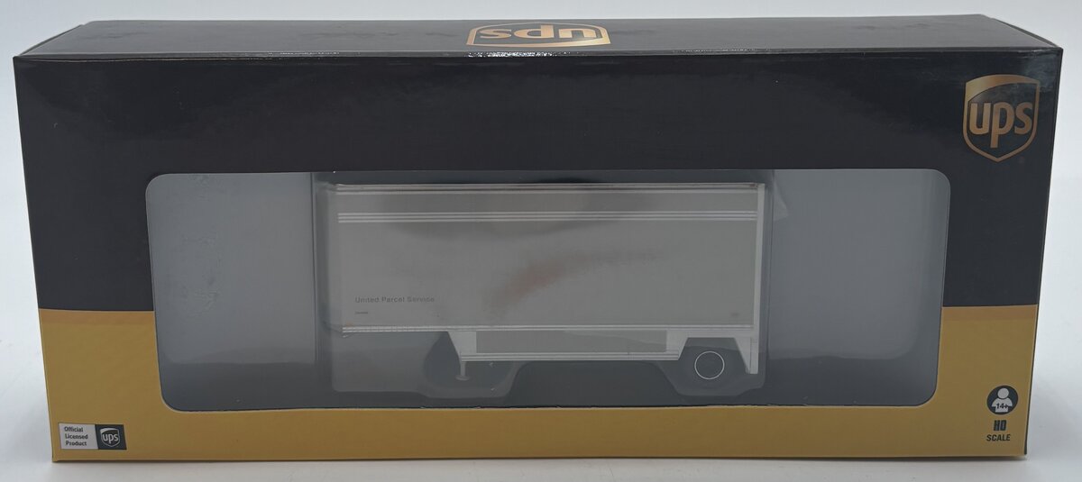 Athearn 29421 HO RTR 28' Drop Sill Parcel Trailer,UPS #284496