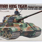 Tamiya 35164 1:35 German King Tigerwith the Production Turret Military Tank Kit
