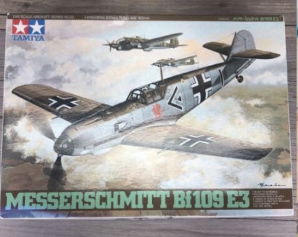 Tamiya 61050 1:48 Messerschmitt Bf 109e-3 Military Aircraft Plane Model Kit