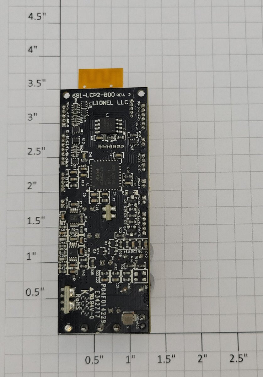 Lionel LCP2-2133120 Rev B/LCM5 Genset PCB Circuit Board