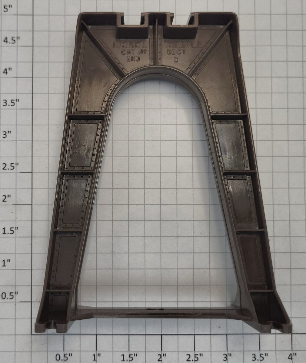 Lionel 12754-4 Brown Plastic Trestle Bridge 