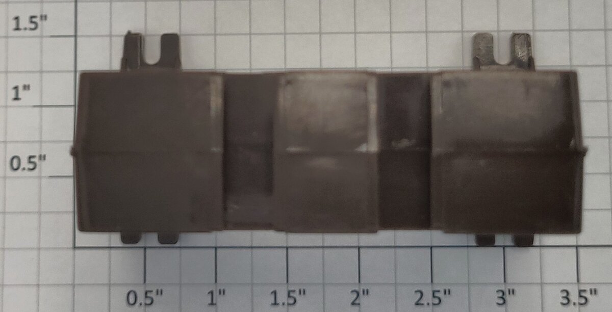 Lionel 12754-7 Brown Plastic Trestle Bridge "F" Section