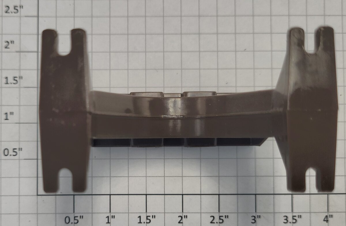 Lionel 12754-9 Brown Plastic Trestle Bridge "H" Section