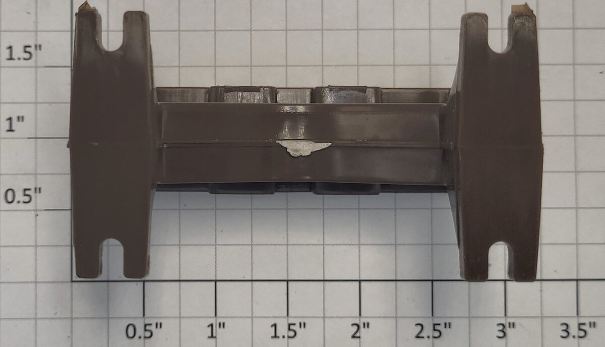 Lionel 12754-10 Brown Plastic Trestle Bridge "I" Section