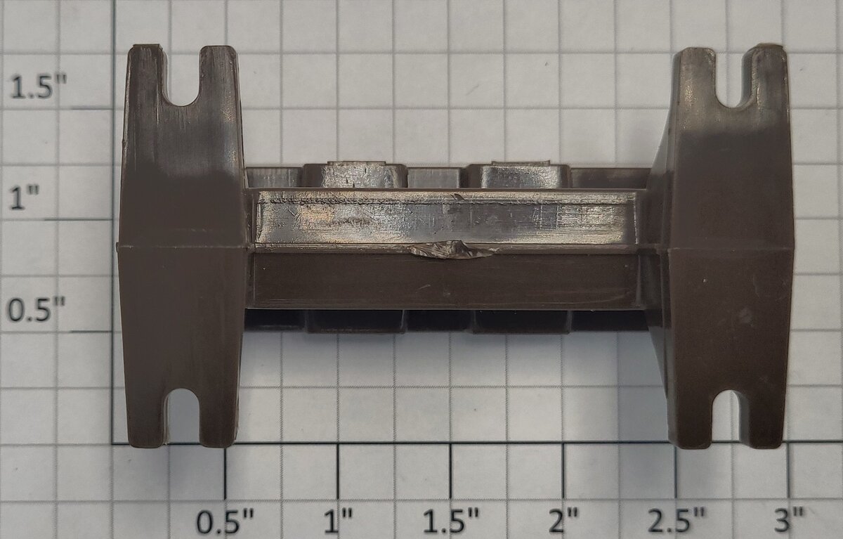Lionel 12754-11 Brown Plastic Trestle Bridge "J" Section