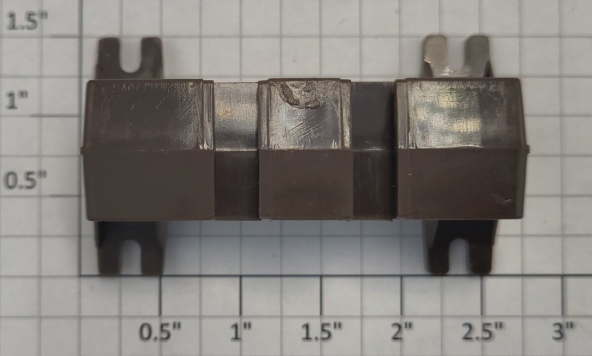 Lionel 12754-11 Brown Plastic Trestle Bridge "J" Section