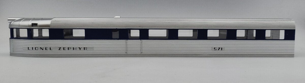 Lionel 38847-2 Diecast Pioneer Zephyr Observation Passenger Car Shell #571