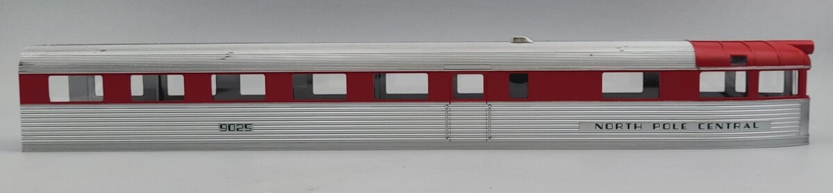 Lionel 38851-2 North Pole Central Passenger Observation Car Shell #9025
