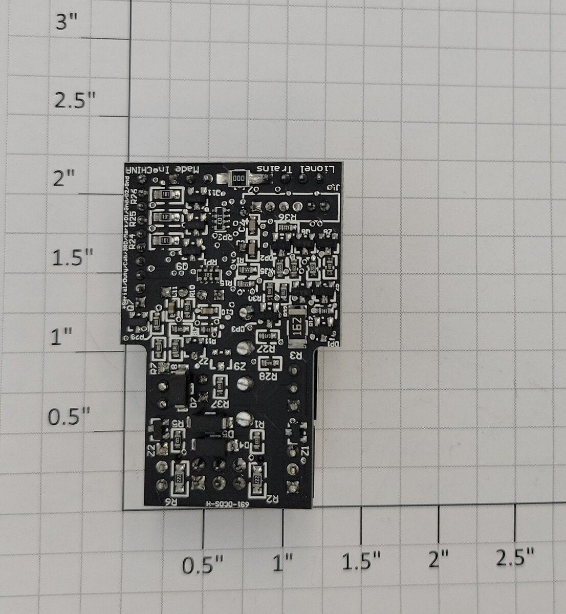 Lionel 691DCDSHM5 DCDS/ODYSSEY 1 Mabuchi Motors Diesel Driver PCB Circuit Board