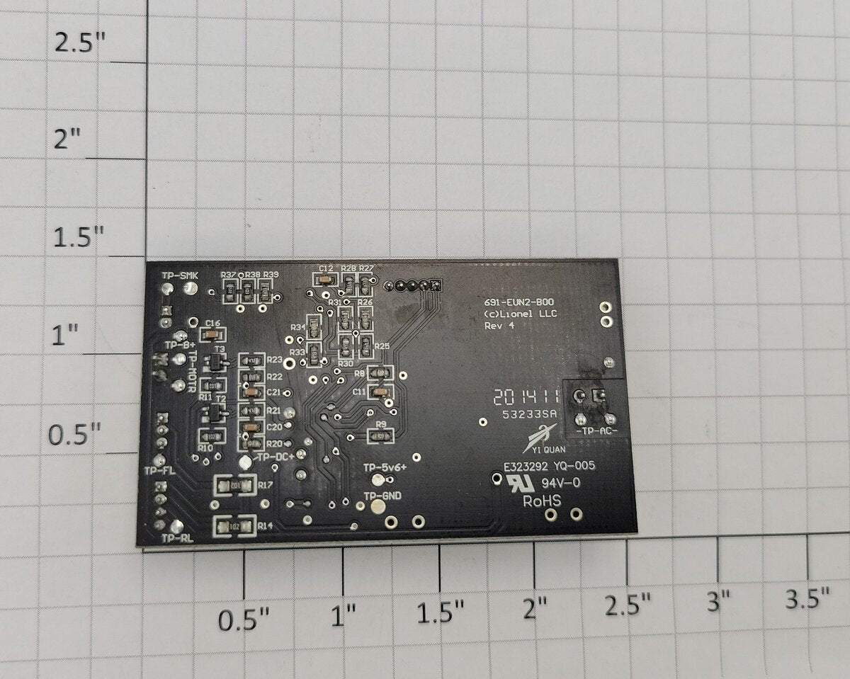 Lionel 691EUN2A01 High Current E-Unit PCB Circuit Board