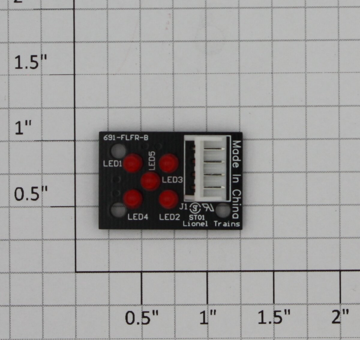 Lionel 691FLFRB01 Firebox Flicker PCB Circuit Board