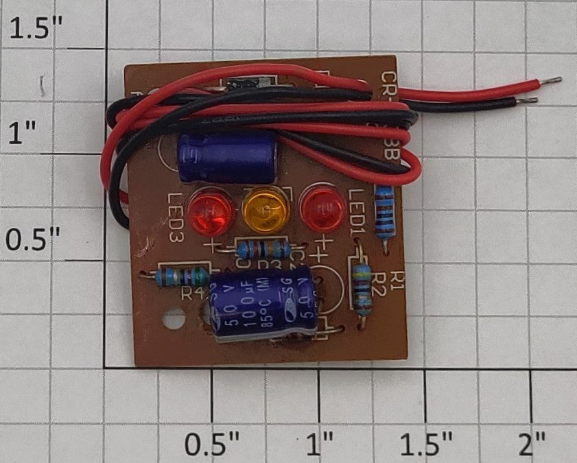 Lionel 691H0B0A00 Flickering Firebox PCB Circuit Board