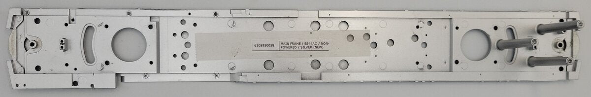 Lionel 38950-58 ES44AC Silver Painted Non-Powered Main Frame