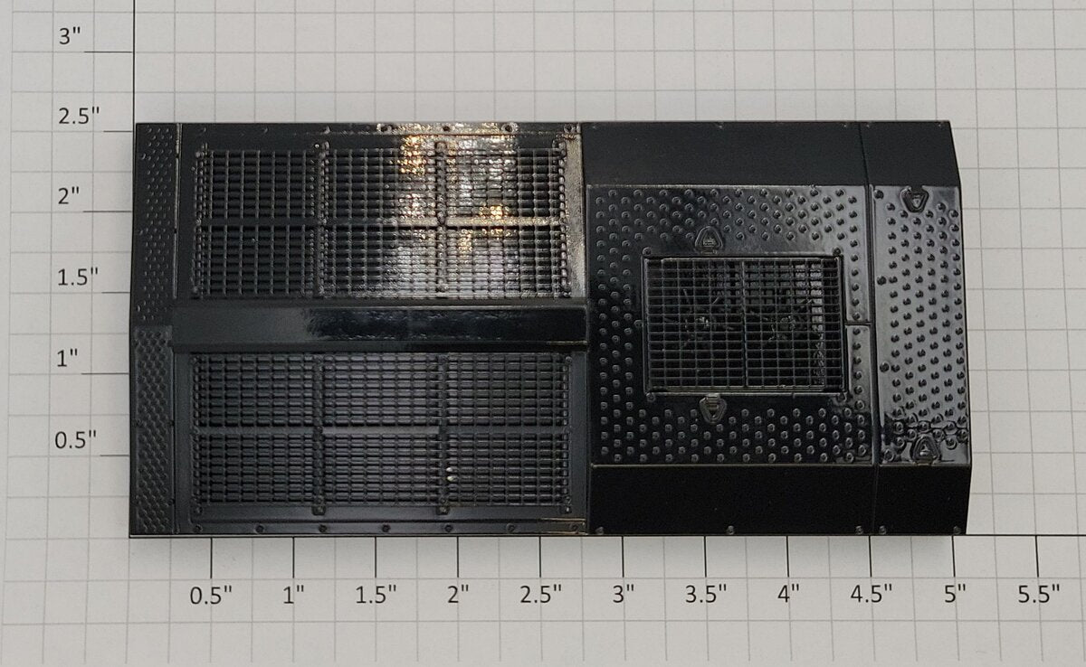 Lionel 6308954145 O Gauge Black Plastic ES44AC / NKP-NS Radiator Housing