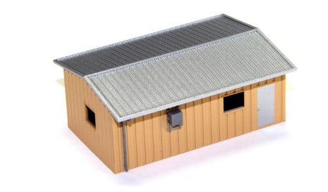 Deluxe Innovations 334 Ready-To-Place Tan Armco Guardhouse #1 - Assembled