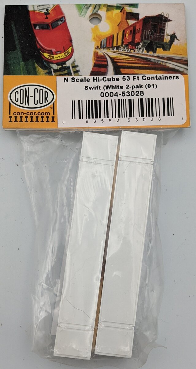 Con-Cor 0004-053028 N Swift Intermodal Monon 53'  Container (Pack of 2)