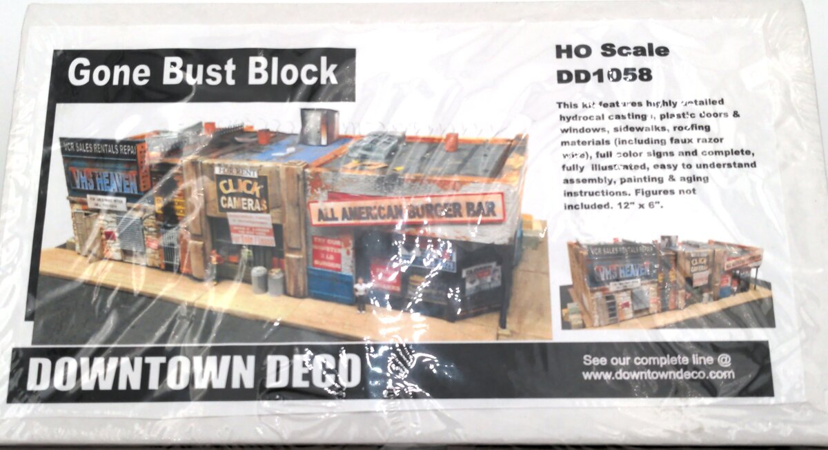 Downtown Deco DD1058 HO Gone Bust Block